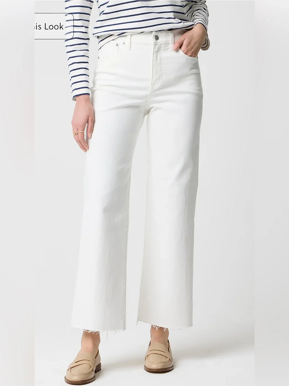 J. Crew Factory Tall wide-leg jean in all-day stretch Size 28 Tall NEW w/ Tag
